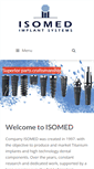 Mobile Screenshot of isomed-implants.com